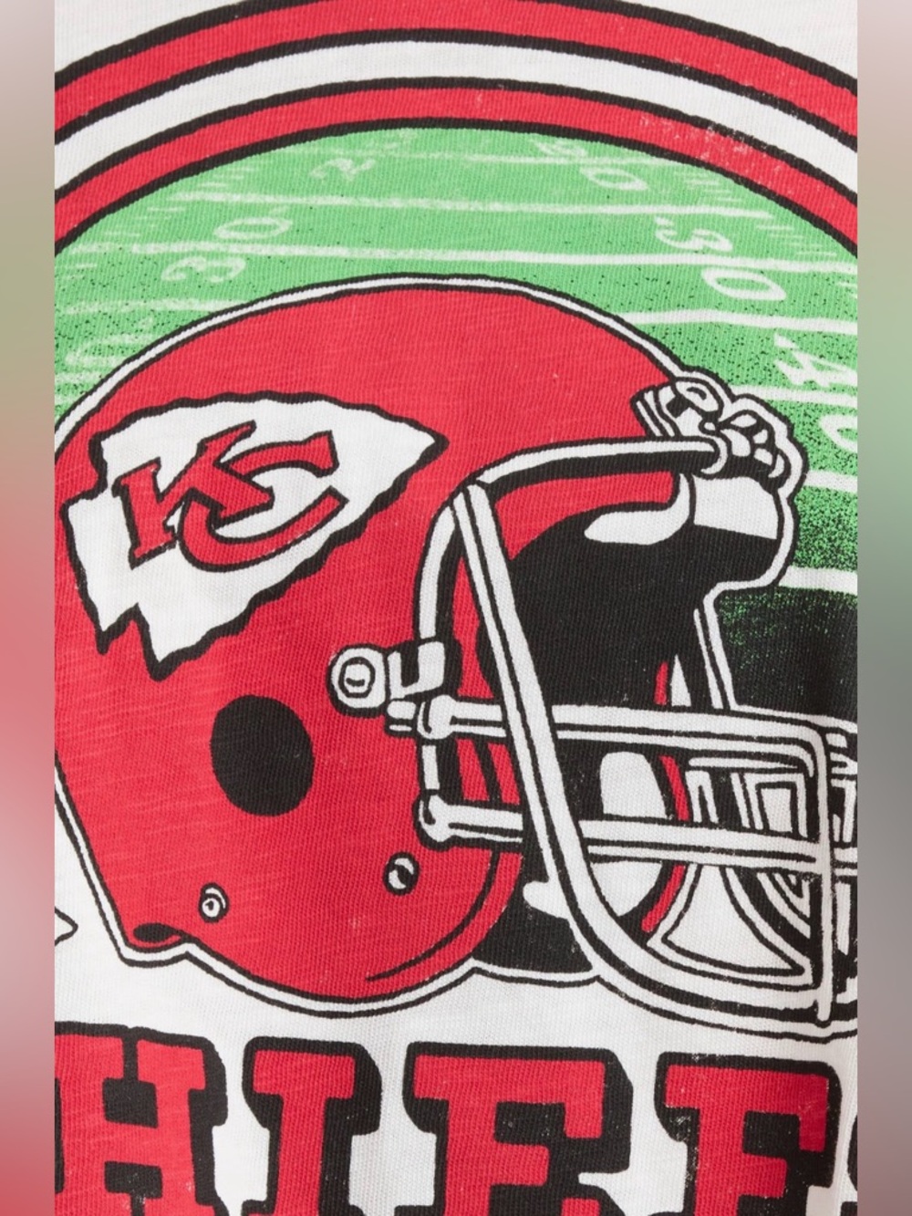 Junk Food Clothing Kansas City Chiefs Graphic Cropped Tee - Picture 6 of 6